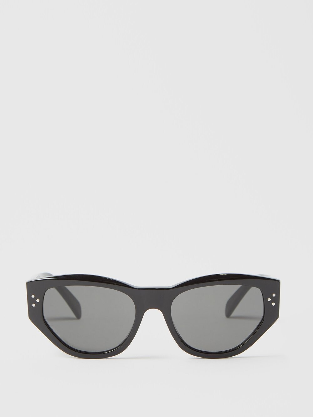 

Солнцезащитные очки «кошачий глаз» из ацетата Celine Eyewear, черный