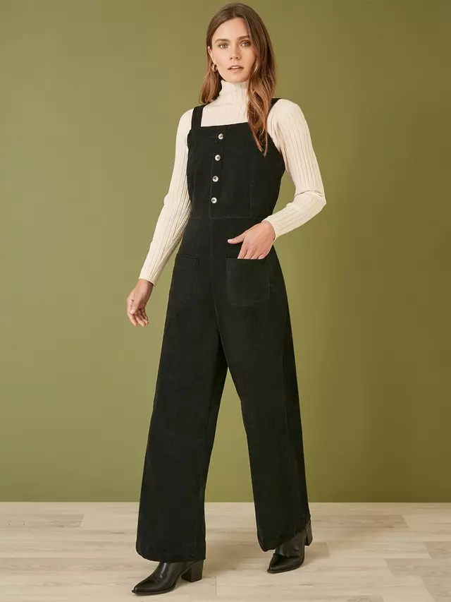 

Комбинезон Yumi Corduroy, черный