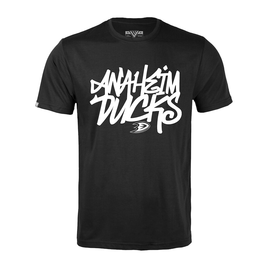 

Футболка с коротким рукавом Levelwear Anaheim Ducks, черный