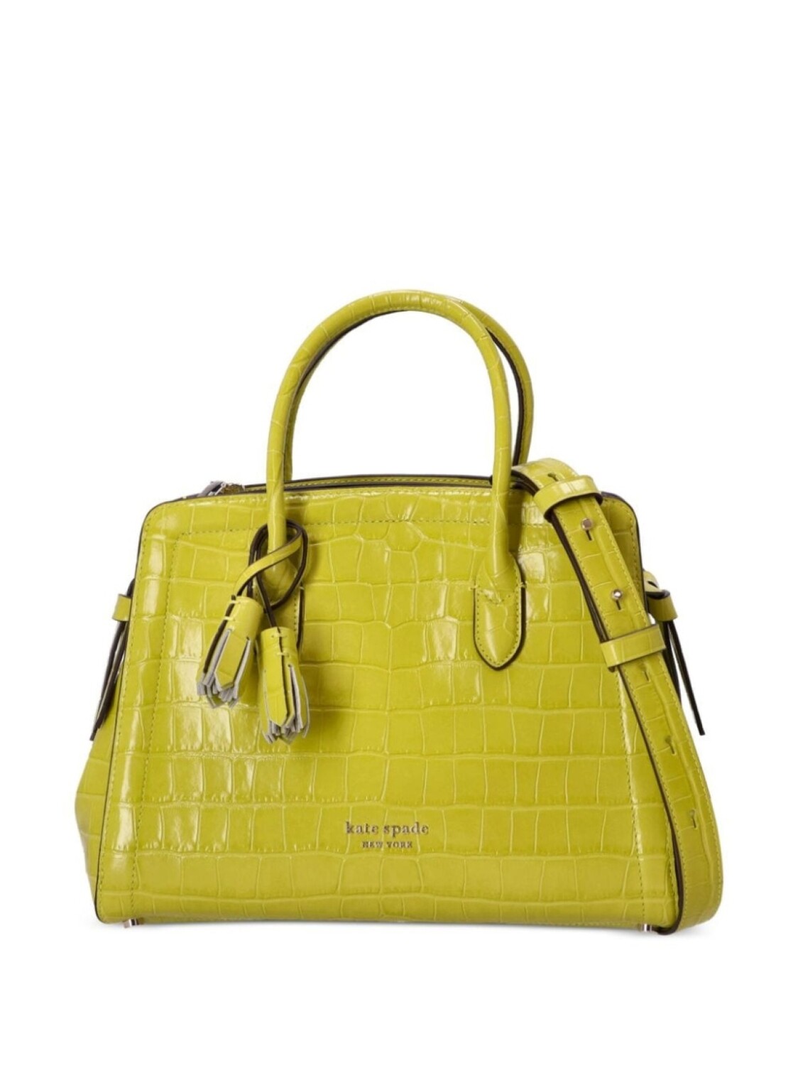 

Kate Spade сумка-тоут Knott с тиснением под кожу крокодила, желтый