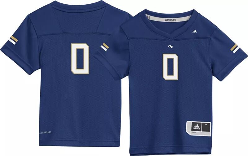 

Adidas Little Kids Georgia Tech Темно-синяя реплика футбольного джерси