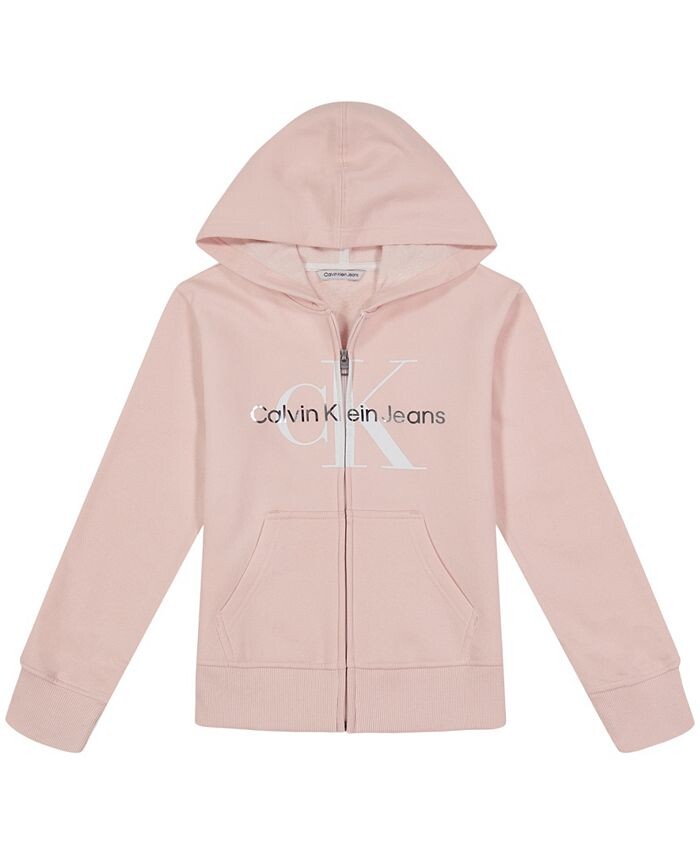 

Толстовка с логотипом Big Girls с монограммой Calvin Klein, розовый