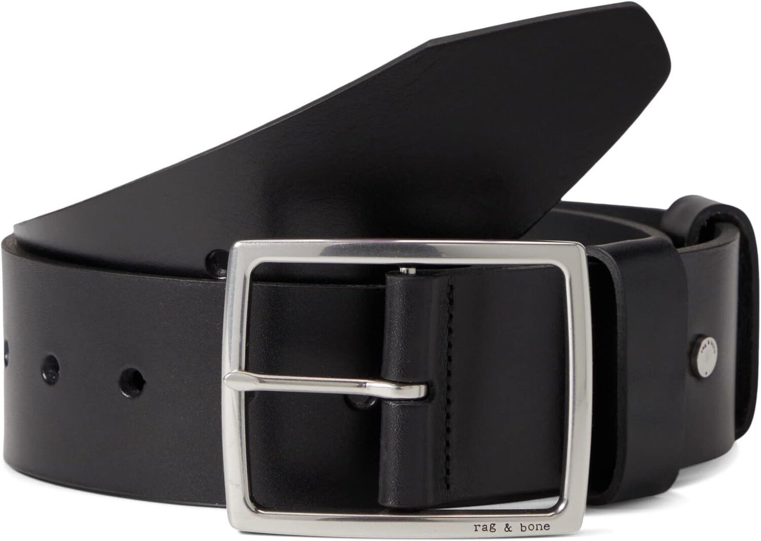 

Ремень rag & bone Jumbo Boyfriend Waist Belt, черный