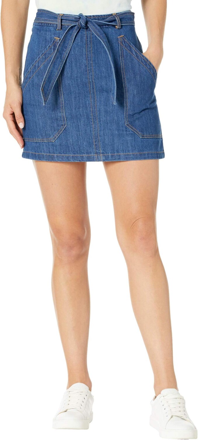 

Юбка Bishop + Young Retro Belted Skirt, цвет Denim