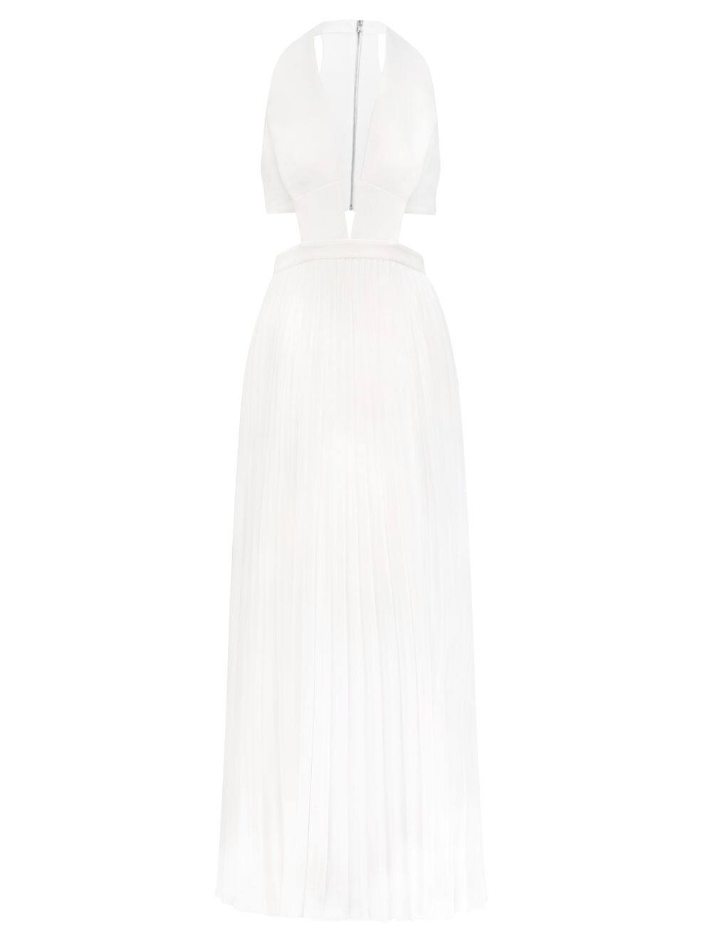 

Платье с вырезом халтер BCBGMAXAZRIA, белый