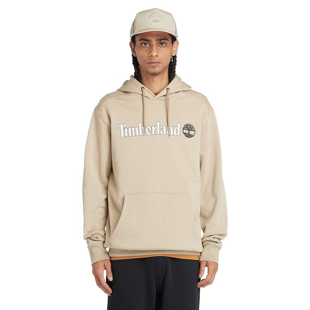 

Худи Timberland Kennebec River Linear Logo, бежевый, Серый