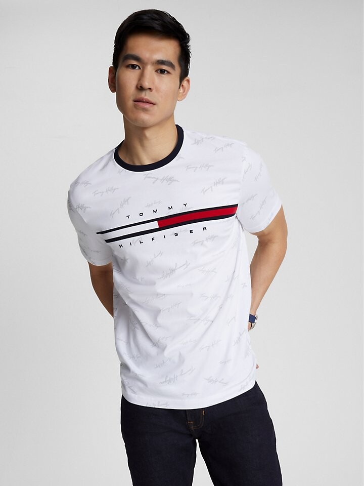 

Футболка с логотипом Essential Script Tommy Hilfiger