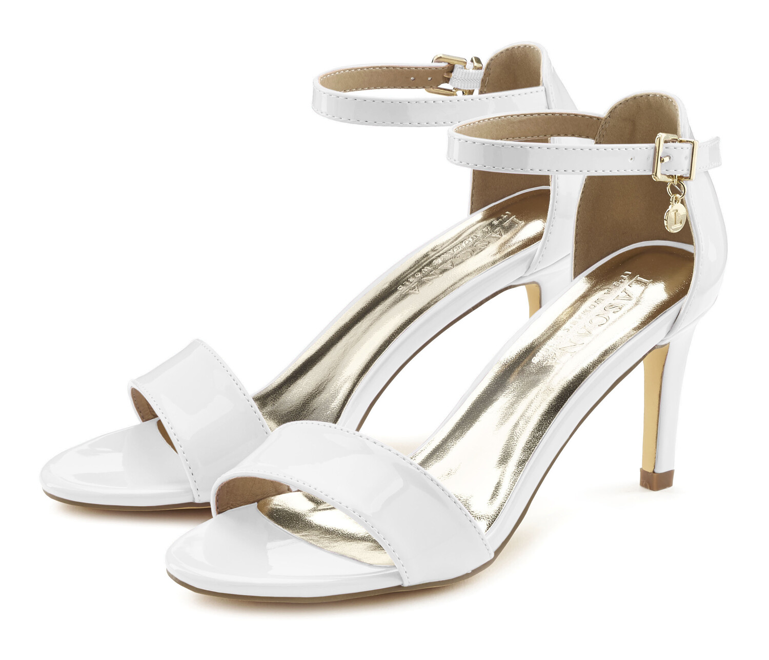 

Сандалии LASCANA High Heel Sandalette, белый