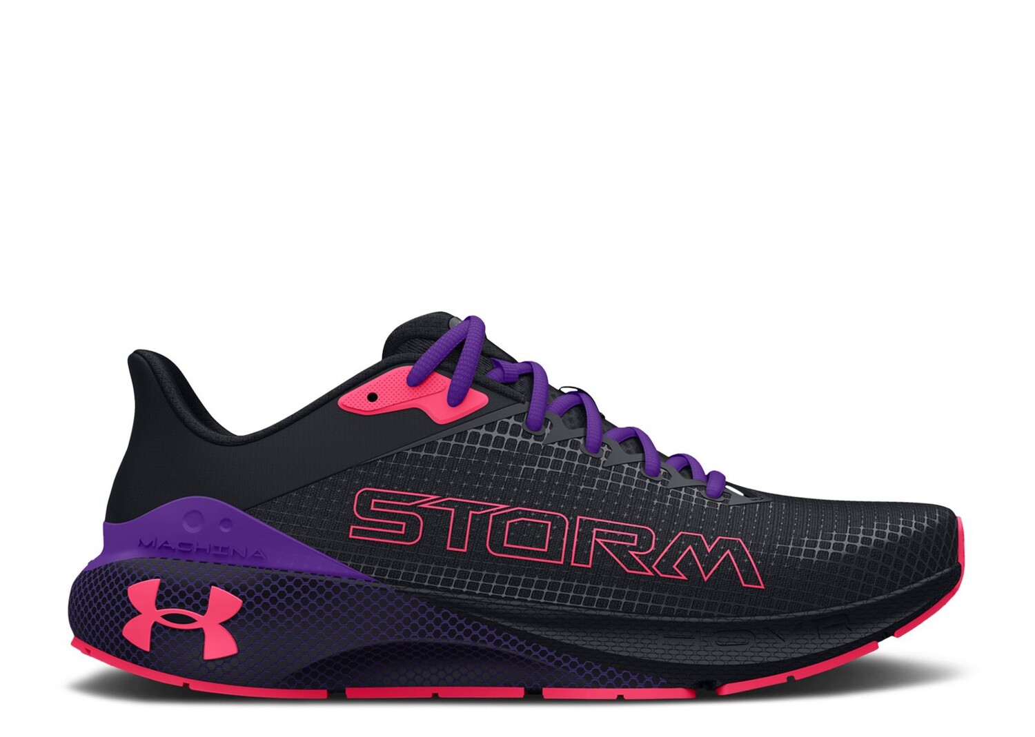 

Кроссовки Under Armour Hovr Machina Storm 'Black Pink Shock', черный