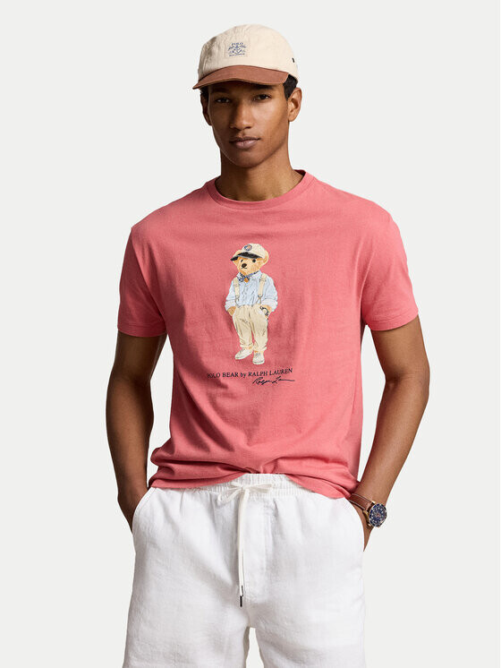 

Футболка стандартного кроя Polo Ralph Lauren, розовый