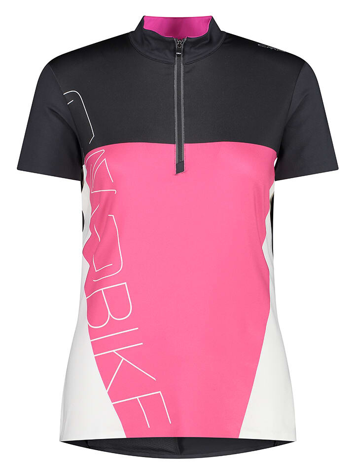 Спортивная футболка CMP Fahrradtrikot, цвет pink/schwarz