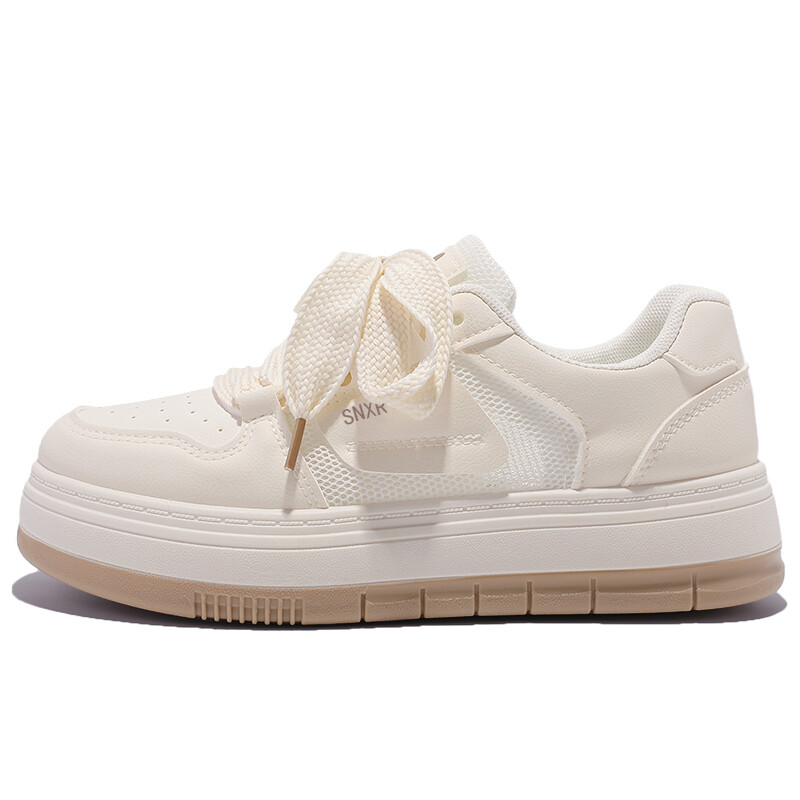 

Кроссовки SNXR Skateboarding Shoes Women's Low-top, цвет Rice noodles (leather style)