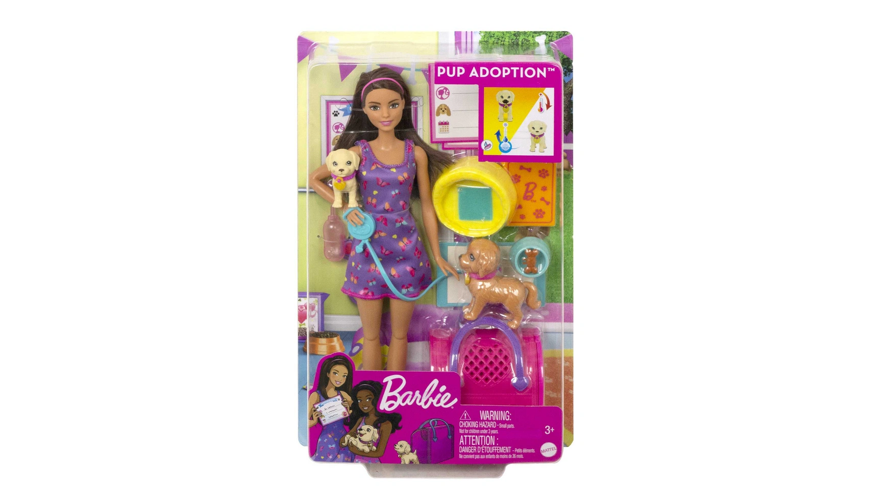 Кукла-усыновитель собаки Barbie (брюнетка), игровой набор с аксессуарами –  купить из-за границы через сервис «CDEK.Shopping»