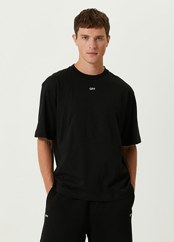 

Черная футболка с логотипом Off-White, Черный
