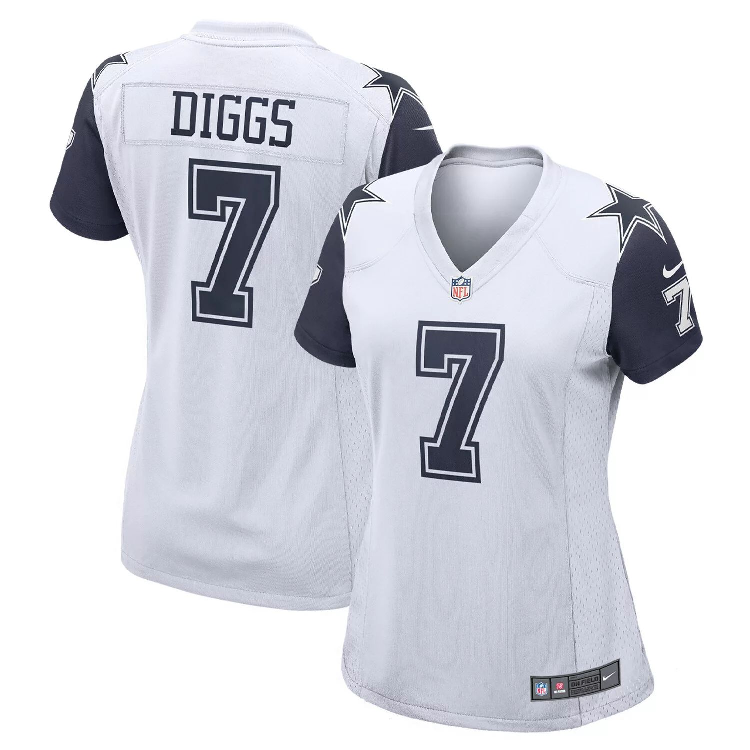Женское белое джерси Nike Trevon Diggs Dallas Cowboys Team Game Nike