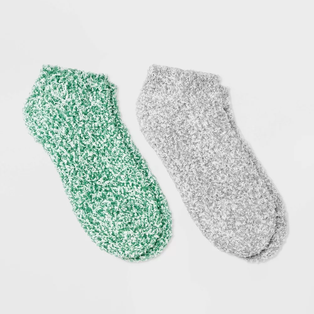 

Женские носки Marled 2pk Cozy Low Cut - Auden, цвет Green/Gray