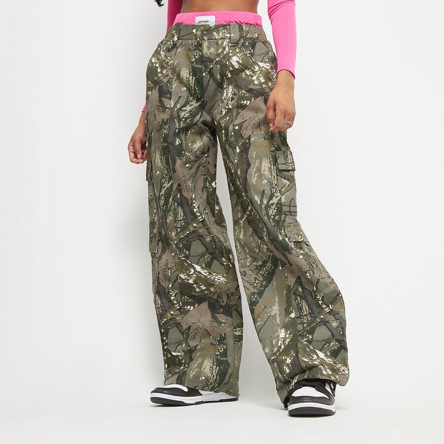 

Брюки Forest Cargo With Fake Underwear Label Sixth June, цвет greige
