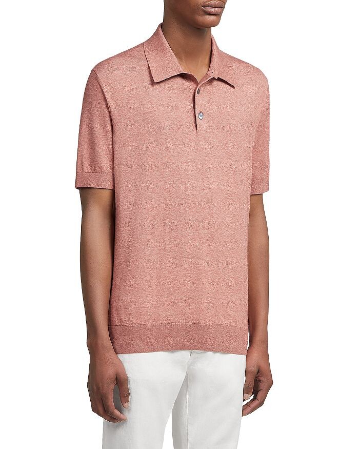 

Вязаная футболка-поло с короткими рукавами Baby Island Zegna