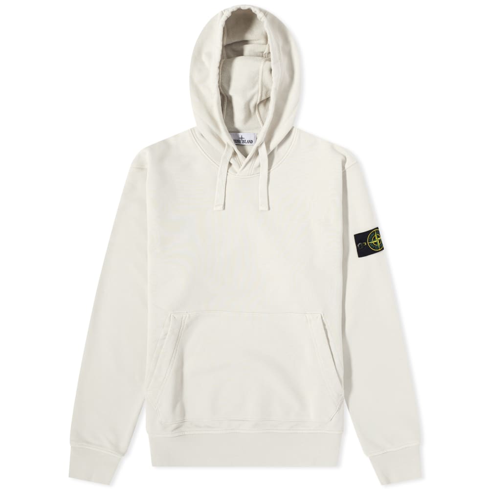 

Толстовка Popover Stone Island, окрашенная в одежде