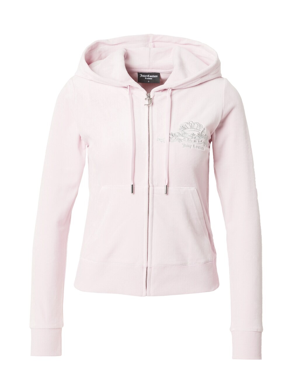 

Толстовка на молнии Juicy Couture CLASSIC, светло-розовый