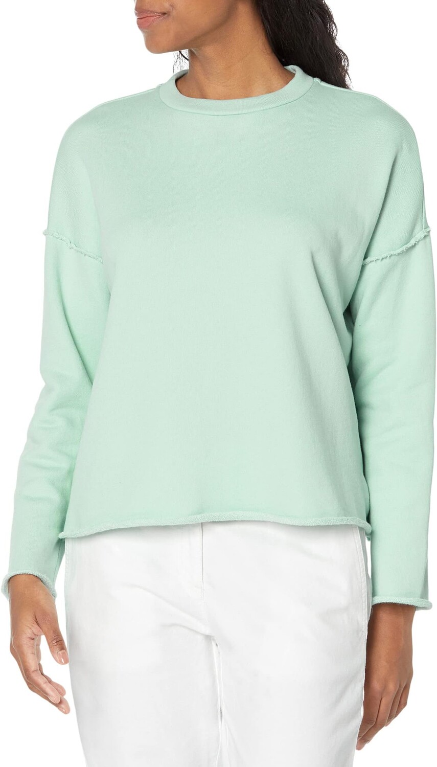 

Топ-футляр Petite с высоким круглым вырезом Eileen Fisher, цвет Absinthe