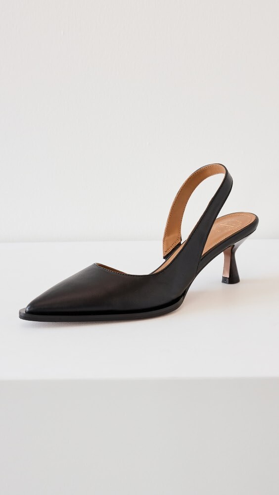 

Туфли ATP Atelier Desana Black Nappa Slingbacks, черный