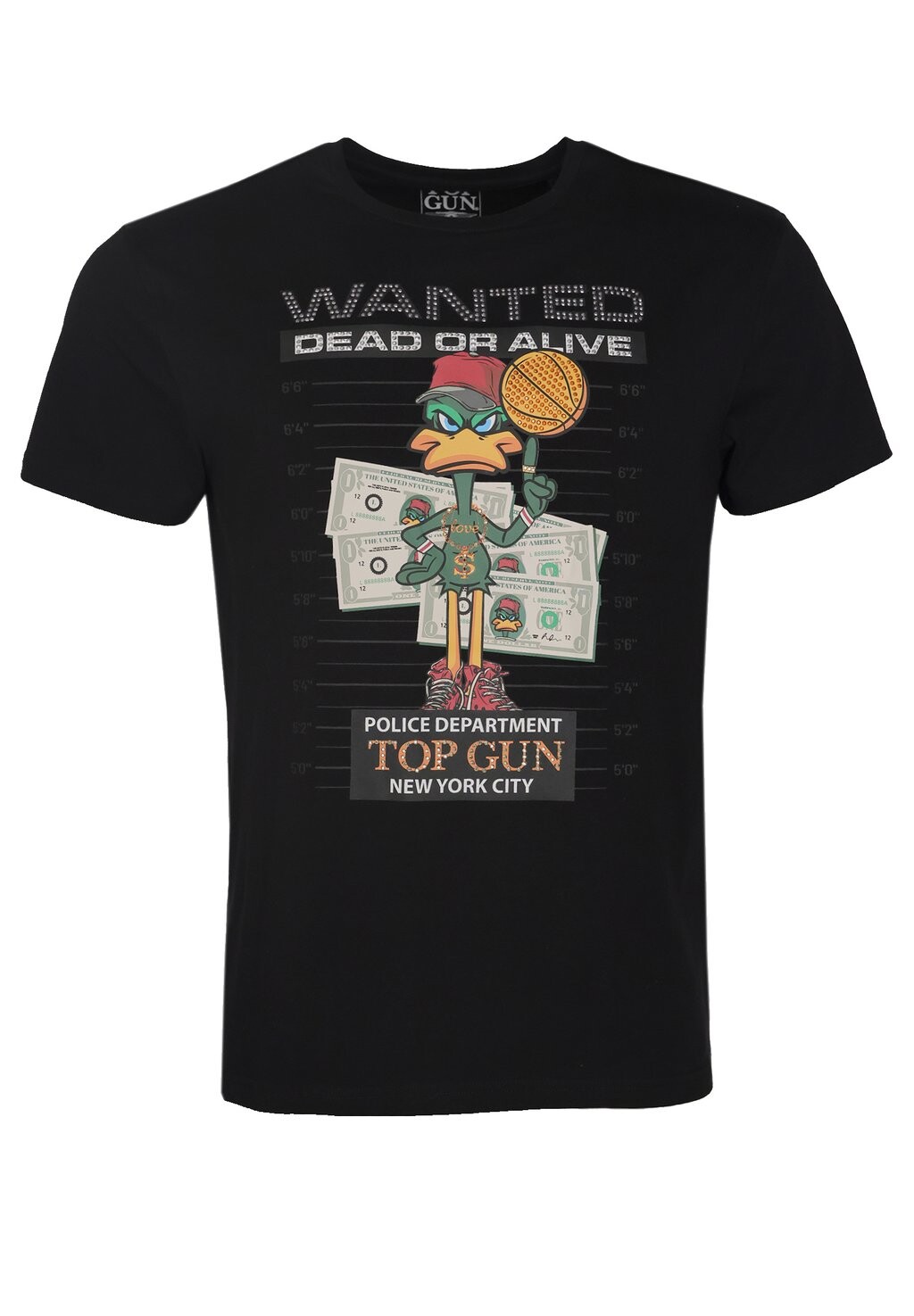 

Футболка с принтом TOP GUN, черный