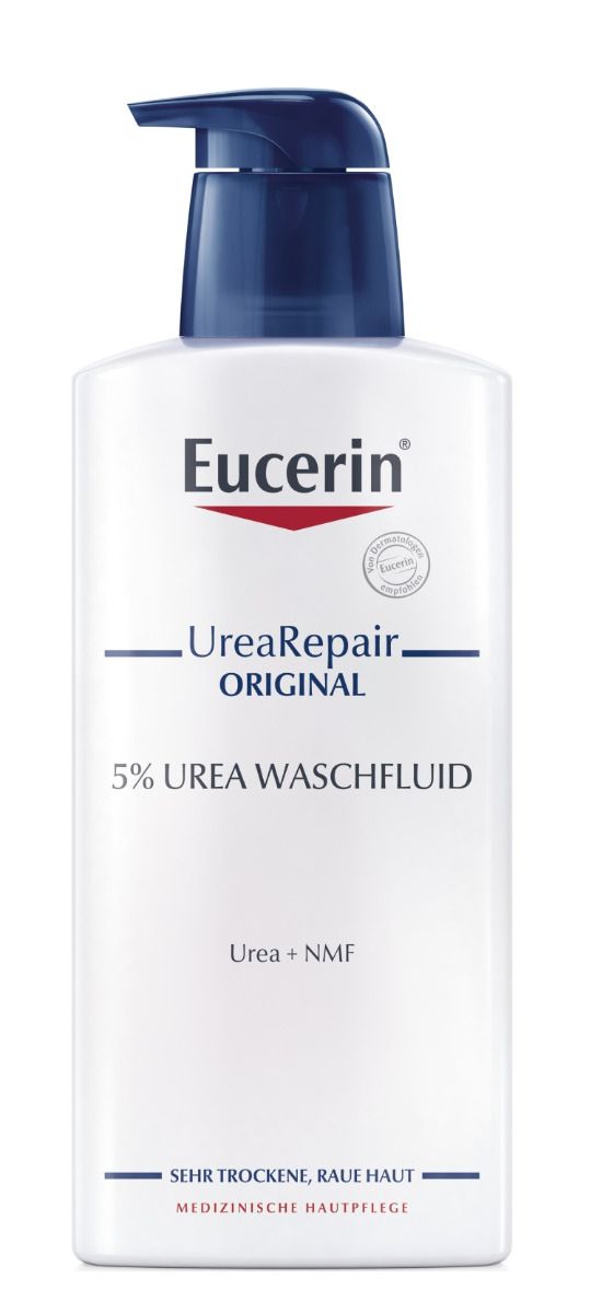 цена Eucerin Urearepair Original 5% эмульсия для умывания лица и тела, 400 ml
