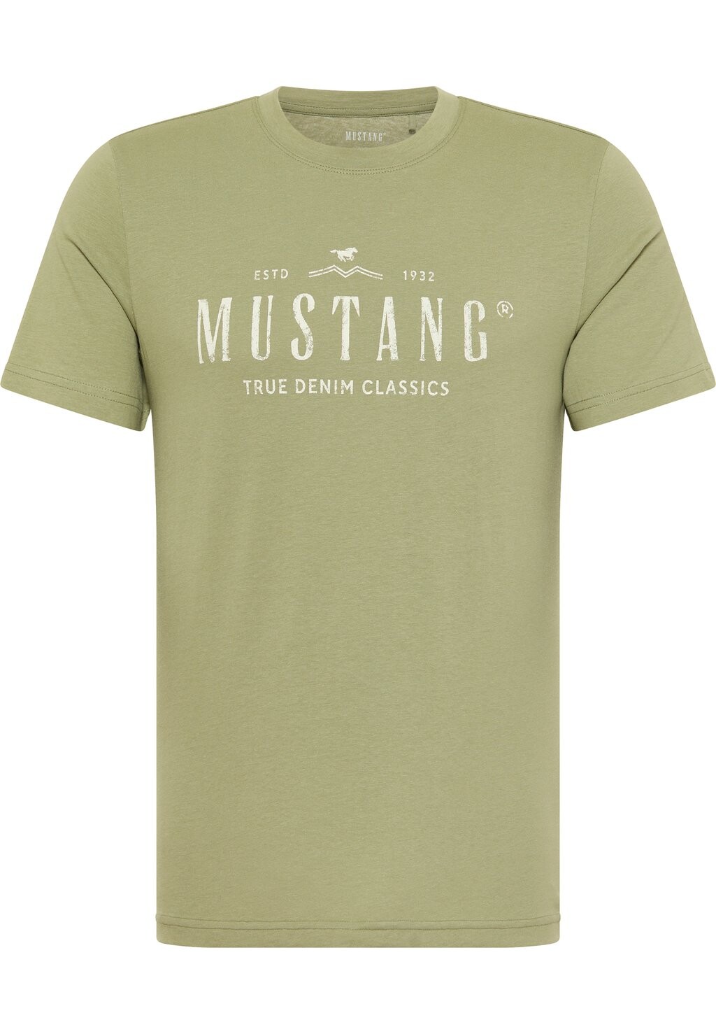 

Футболка с принтом Mustang, светло-зеленый