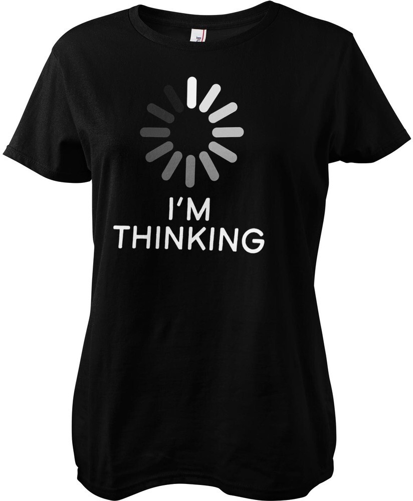 

Футболка Hybris I'M Thinking Girly Tee, черный