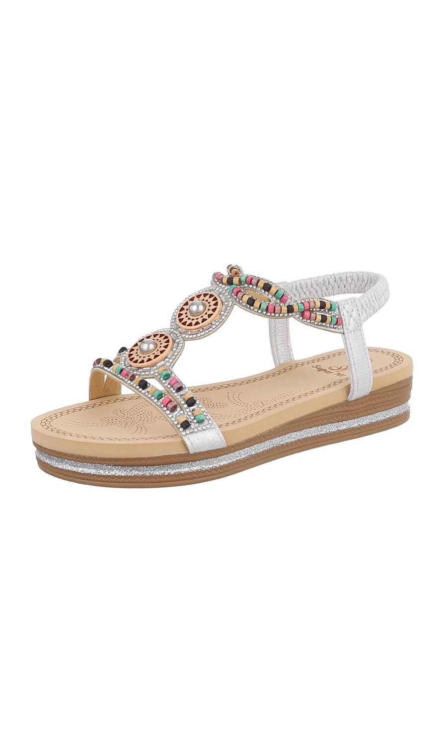 

Сандалии Ital-Design Strap Sandals, цвет Mixed colors/Silver