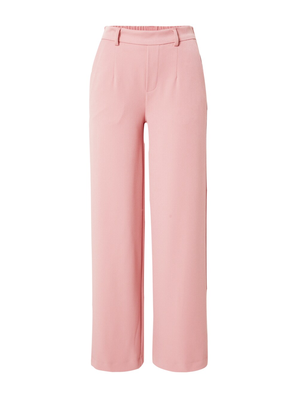 Широкие брюки со складками спереди Object Lisa, розовый