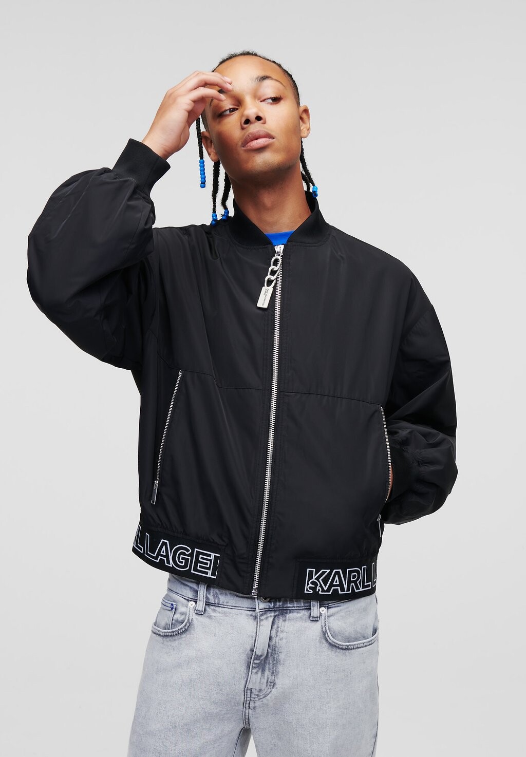

Ветровка Karl Lagerfeld Jeans KLJ, черный