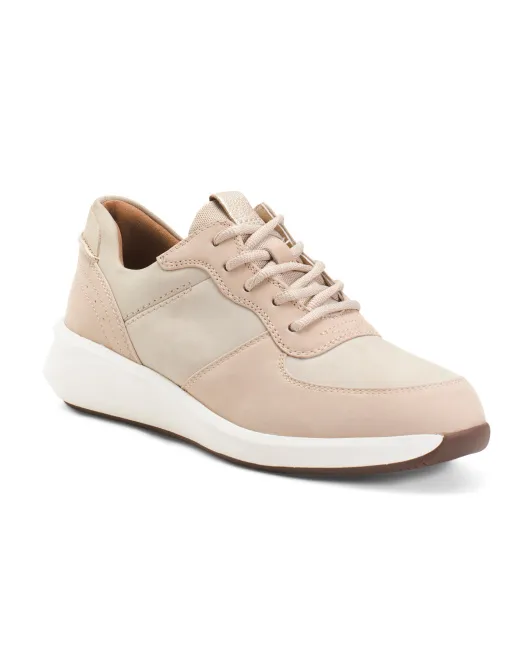 

Кожаные кроссовки Un Rio Sprint Clarks, цвет Light Sand