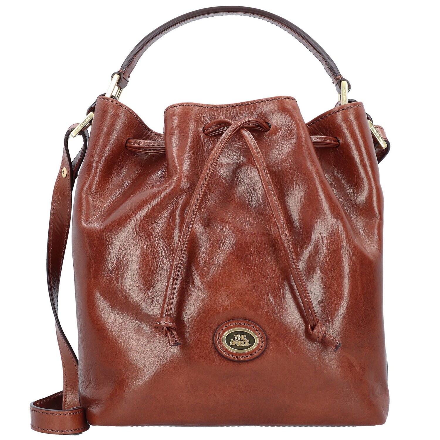 

Сумка через плечо The Bridge Story Donna Beuteltasche Leder 24 cm, цвет marrone