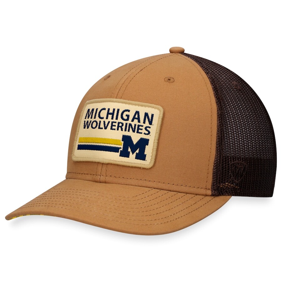 

Бейсболка Top of the World Michigan Wolverines, хаки