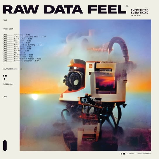 Виниловая пластинка Everything Everything - Raw Data Feel (прозрачный винил)