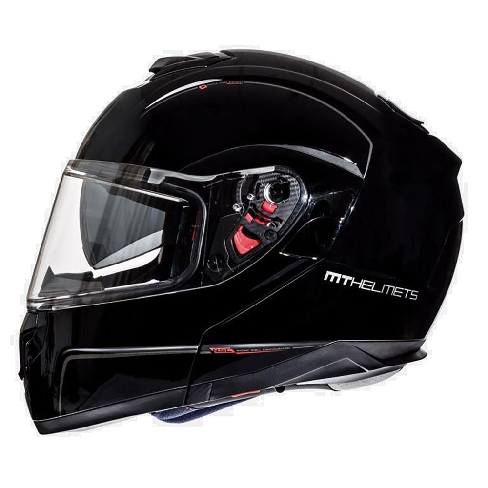 цена Модульный шлем MT Helmets Atom SV Solid, черный