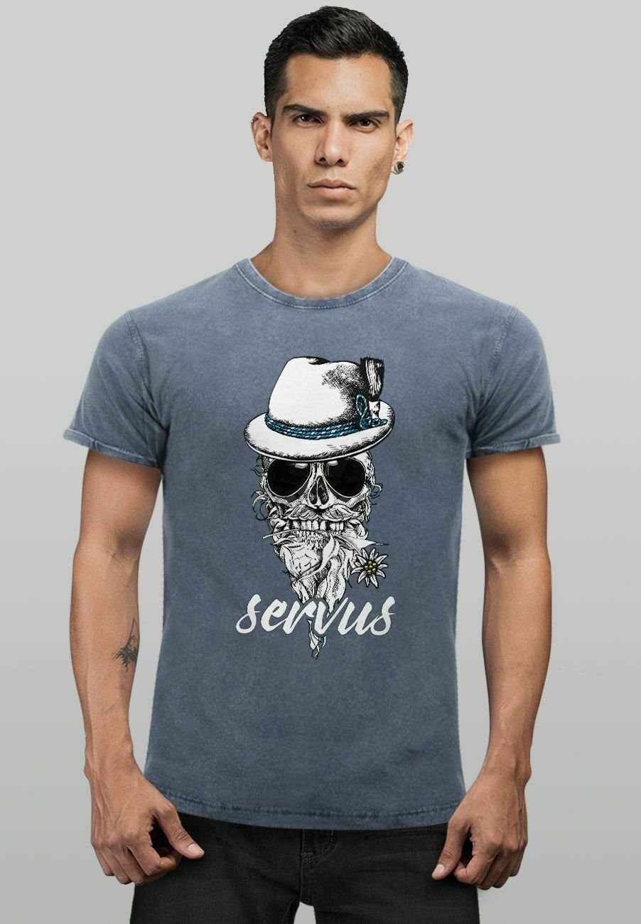 

Футболка с принтом COOLES LUSTIGES ANGESAGTES VINTAGE SERVUS Neverless, цвет blau