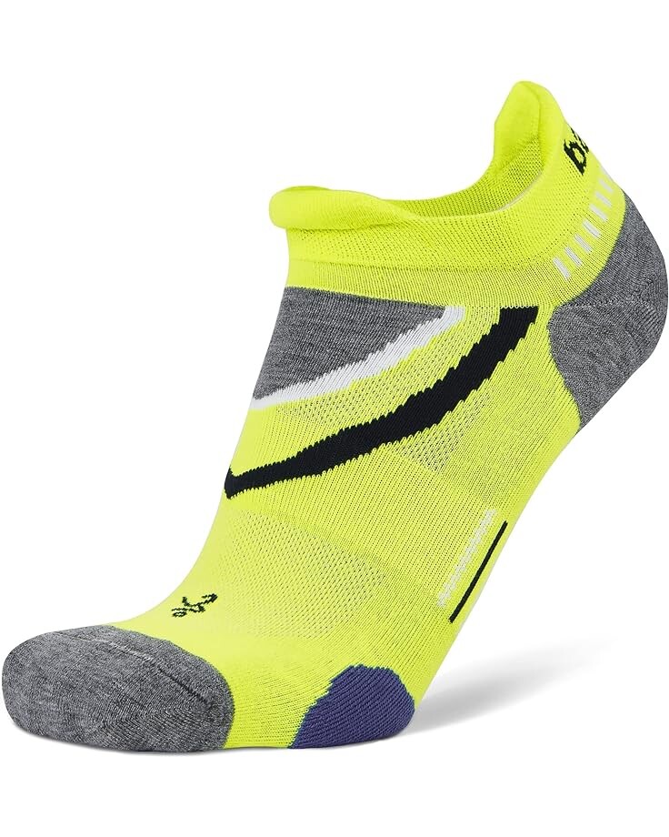 

Носки balega Ultraglide No Show, цвет Neon Lime/Grey Heather