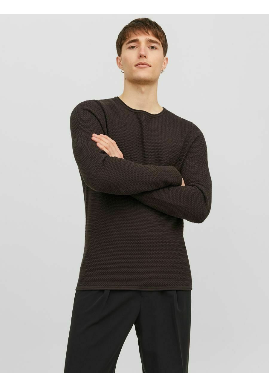 

Свитер CREW NECK NOOS Jack & Jones, шоколадный торт, Коричневый