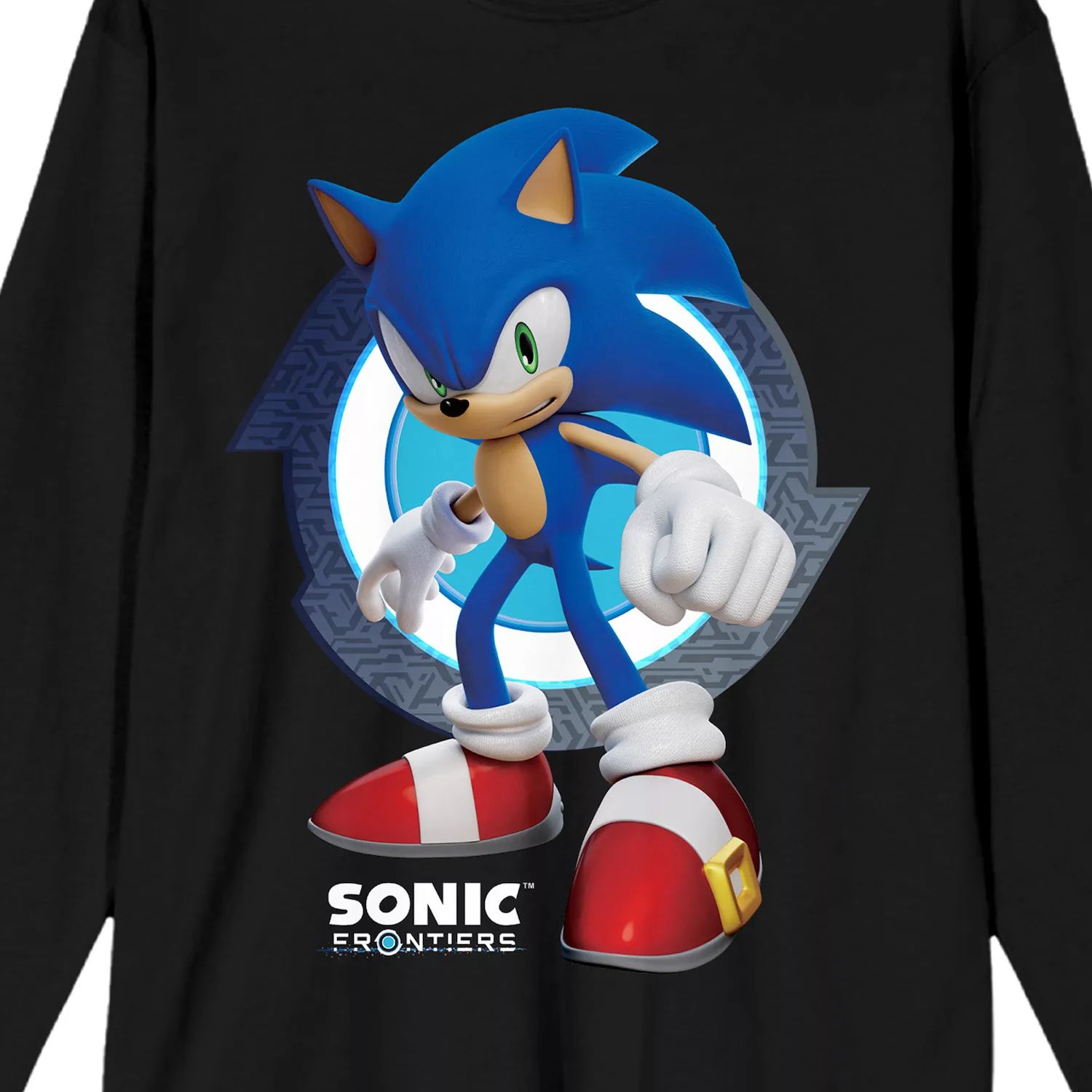 Мужская футболка с графикой Nintendo Sonic Frontiers Sonic Licensed Character xbox игра sega sonic frontiers