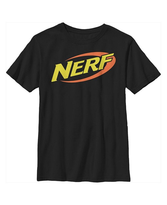 

Детская футболка Nerf Classic с логотипом для мальчиков Hasbro, черный
