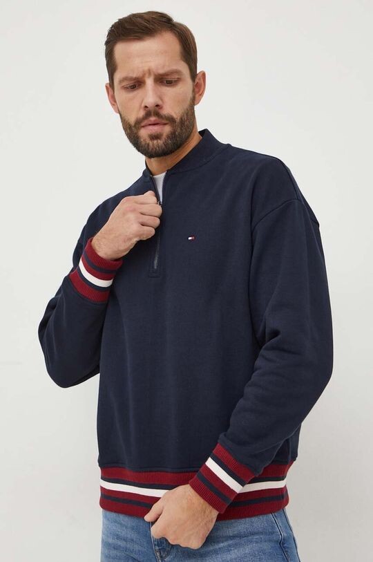 

Хлопковая толстовка Tommy Hilfiger, темно-синий