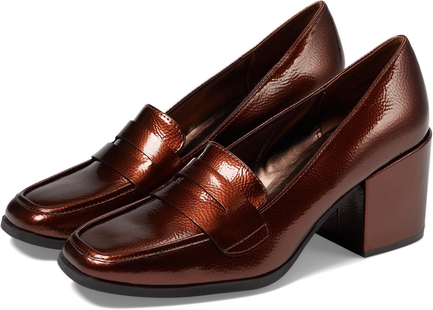 

Лоферы Elsa Kenneth Cole Reaction, цвет Brown Patent