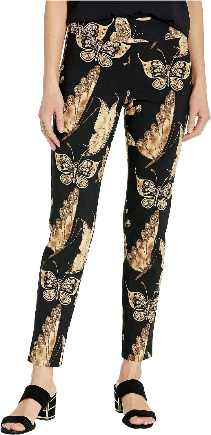 

Брюки до щиколотки без застежек Krazy Larry, цвет Gold Butterfly