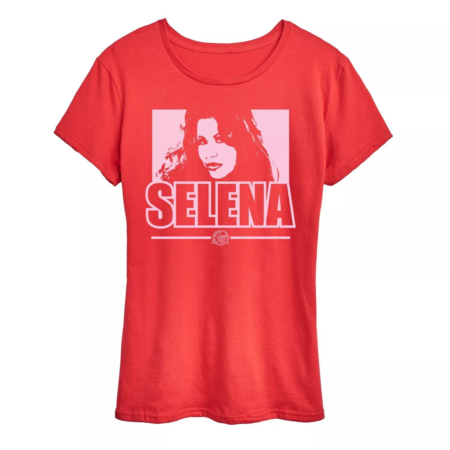 

Женская футболка с рисунком Selena Quintanilla Licensed Character, красный