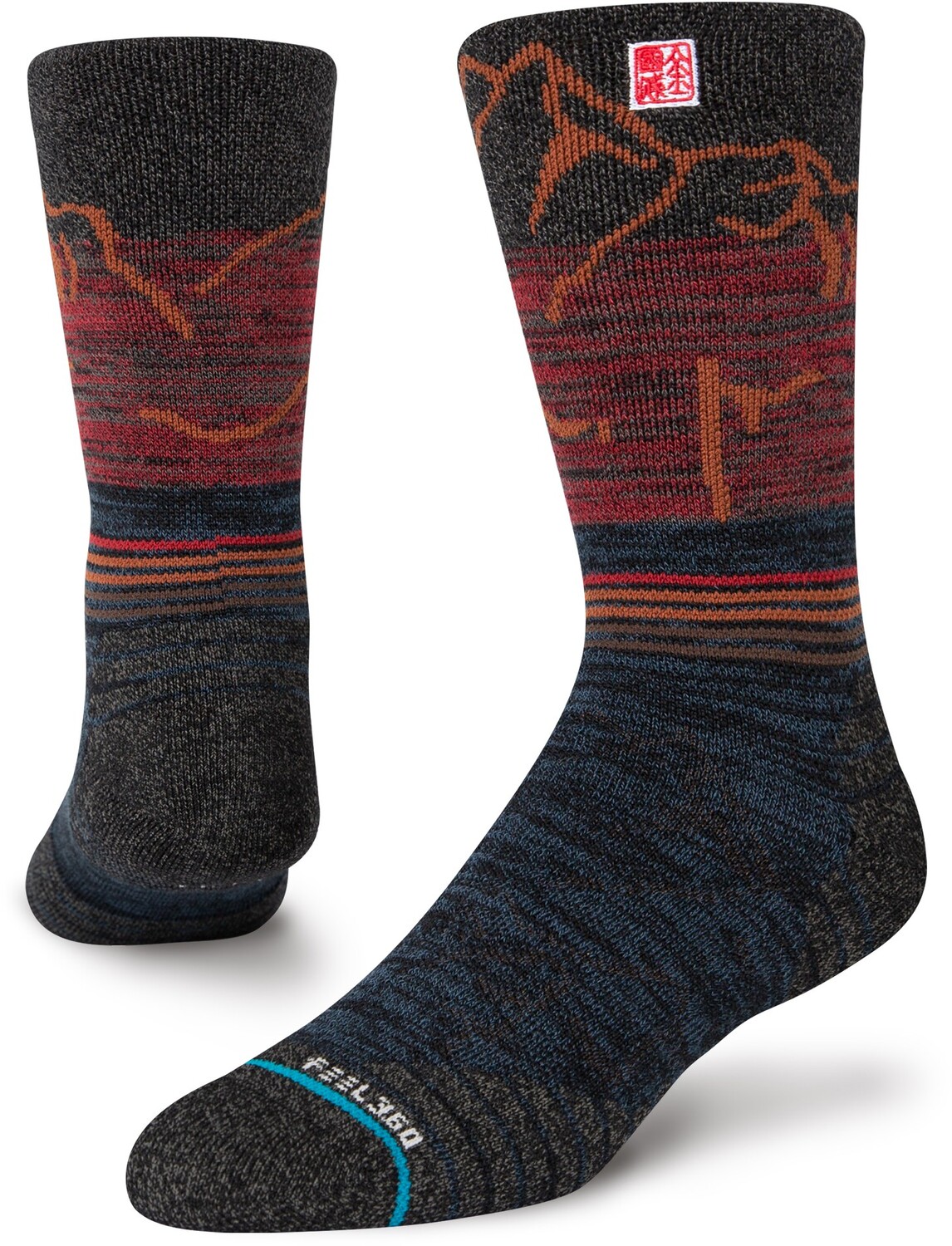 

Носки для экипажа Garhwal Stance, черный