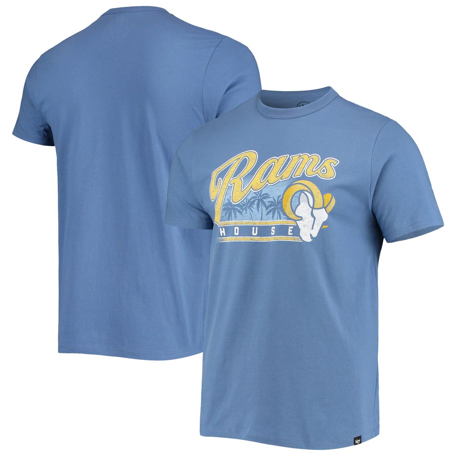 Мужская футболка '47 Royal Los Angeles Rams Team Franklin