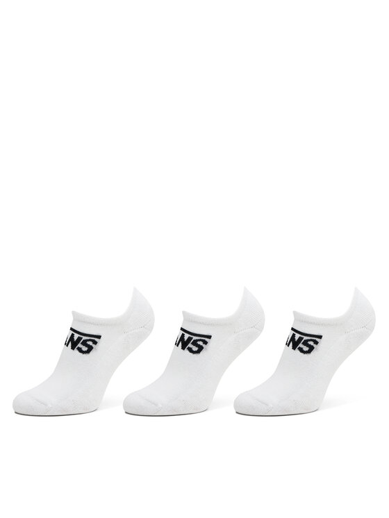 Комплект из 3 мужских носков-кроссовок Vans, белый